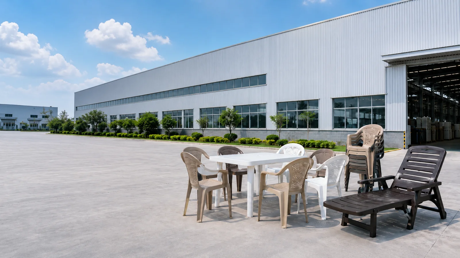 Outdoor plastic furniture category